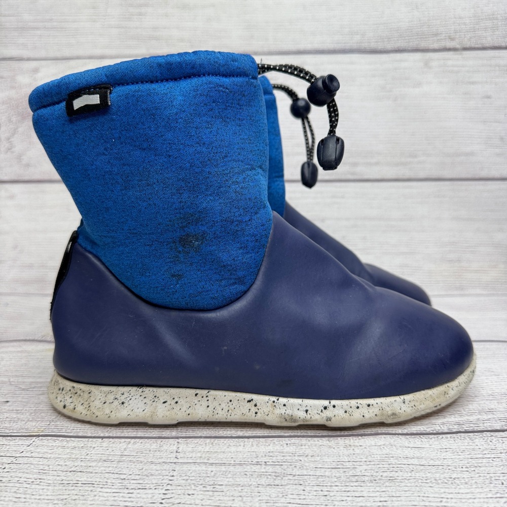 Native Kids' J3/EUR 34 Pull-On Boots - Blue &‎ White Speckled Sole